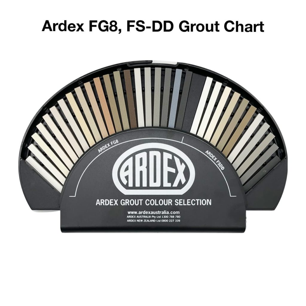 Ardex Grout Chart
