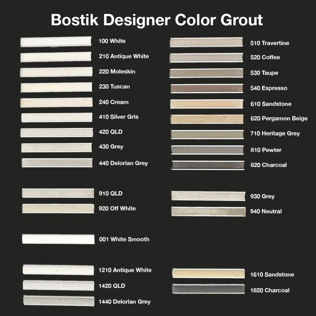 Bostik Designer Color Grout