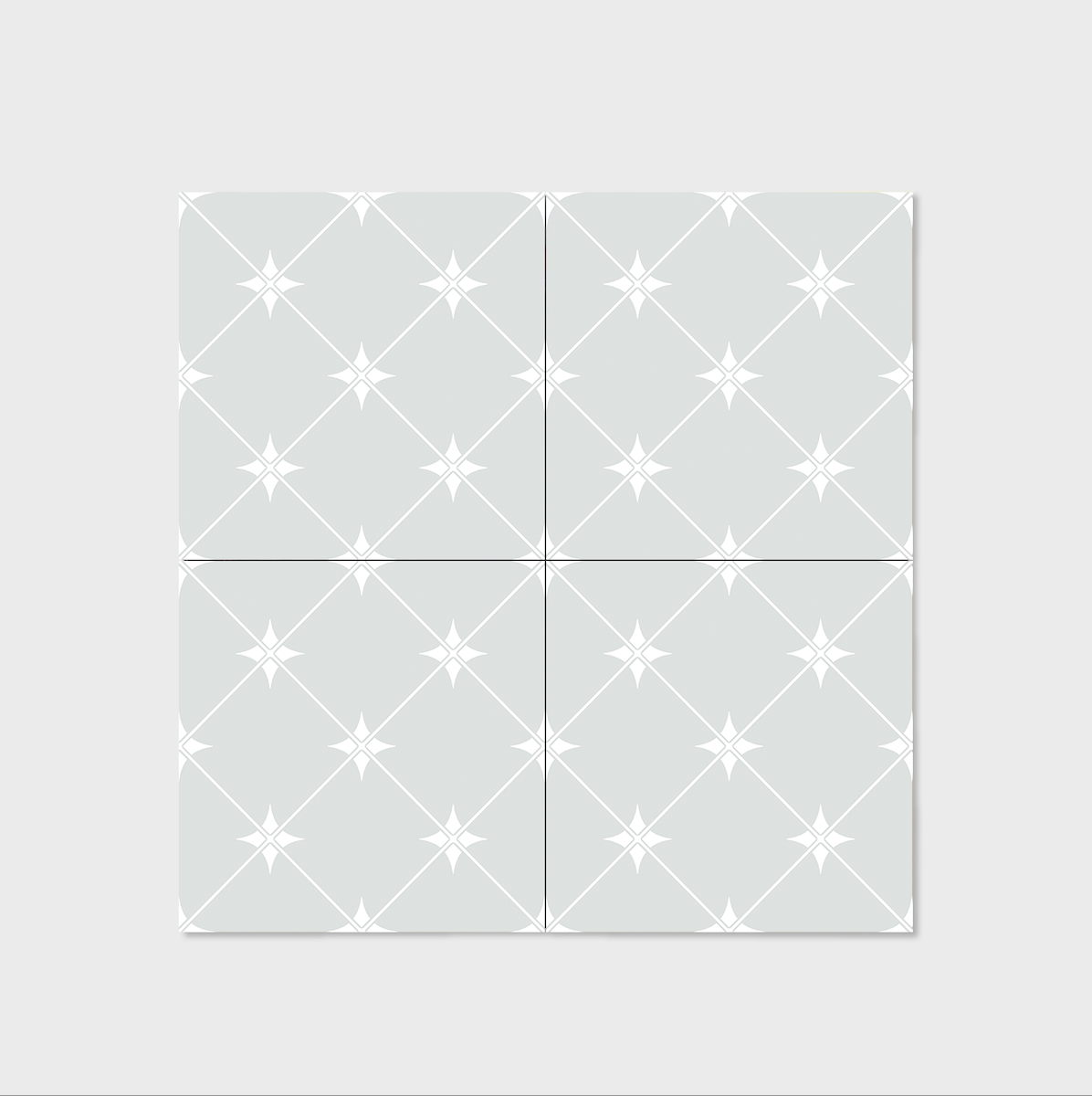 Lyndhurst Soft Sage Matt Encaustic Tile 300X300 Online Tile Store